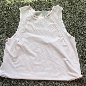 Lululemon Athletica Pink Sleeveless Crop Tank Top